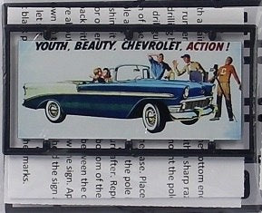 Tichy 2645 N 1956 Chevrolet Convertible Billboard Kit