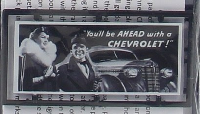 Tichy 8457 HO Chevrolet "You'll Be Ahead Tag Line" Billboard Kit