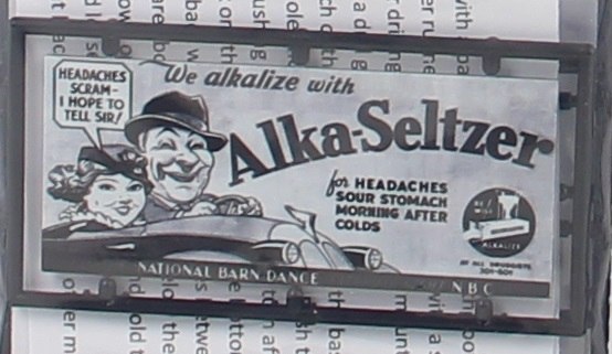 Tichy 2681 N Alka Seltzer Billboard Kit