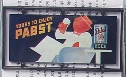 Tichy 2675 N Pabst Beer Art Deco Billboard Kit