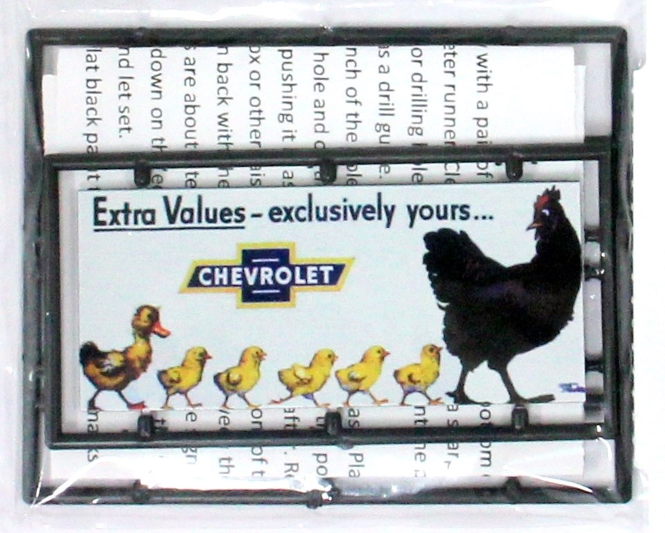 Tichy 8433 HO Chevrolet Extra Values Exclusively Yours Billboard Kit