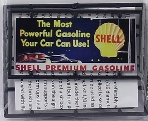 Tichy 2651 N Shell Gasoline Billboard Kit