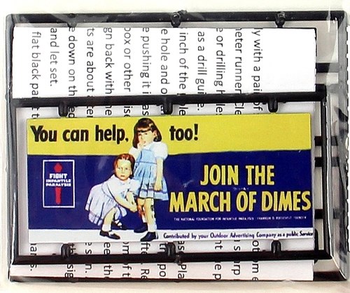 Tichy 2663 N Join the March of Dimes Billboard Kit