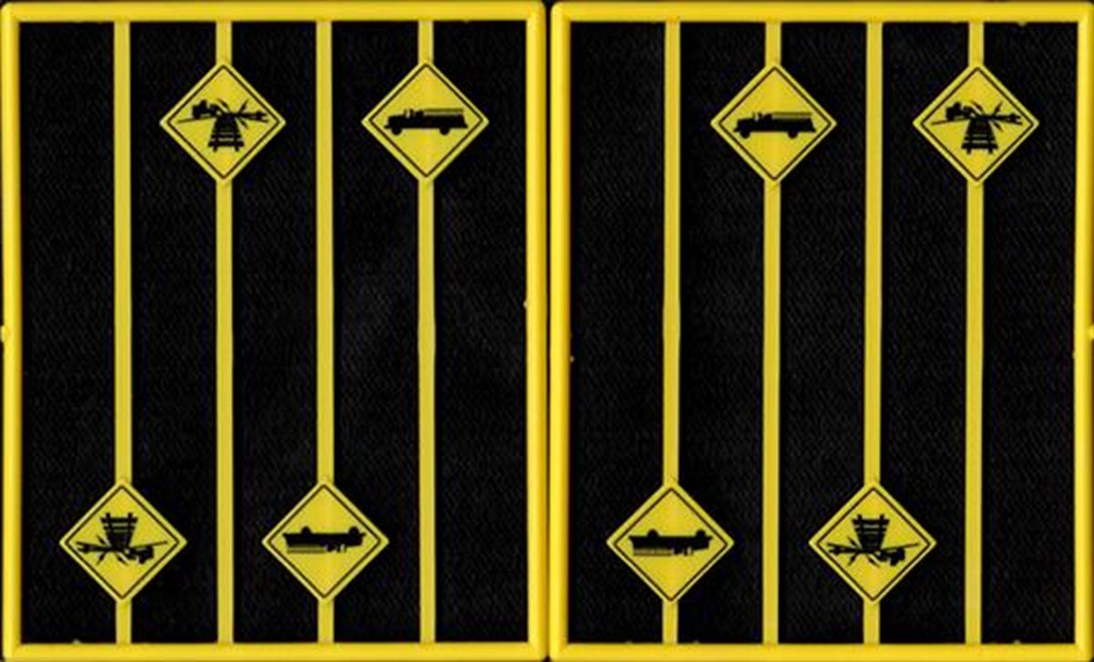 Tichy 3557 S Firehouse and Low Vehicles Warning Signs