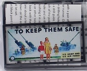 Tichy 8407 HO Keep Them Safe Army/Air Force Billboard Kit