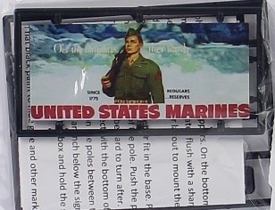 Tichy 8404 HO United States Marines Billboard Kit