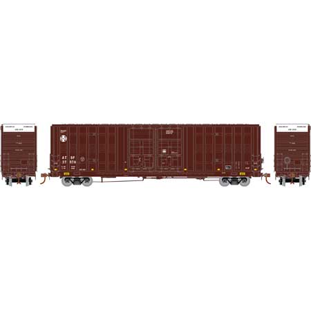 Athearn 75104 HO Santa Fe 60' Berwick Hi-Cube Box Ready-To-Run #37570