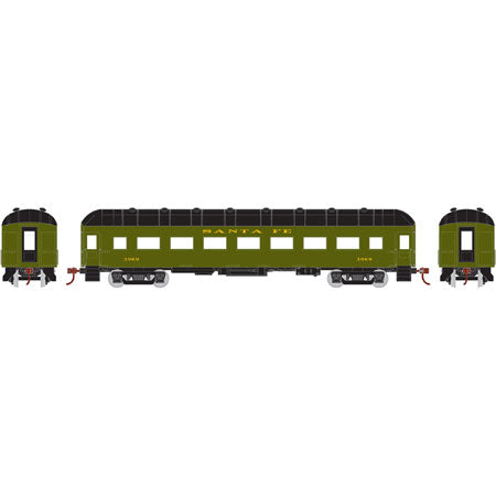 Athearn 86558 HO Santa Fe Arch Roof Coach Ready-To-Run #3069