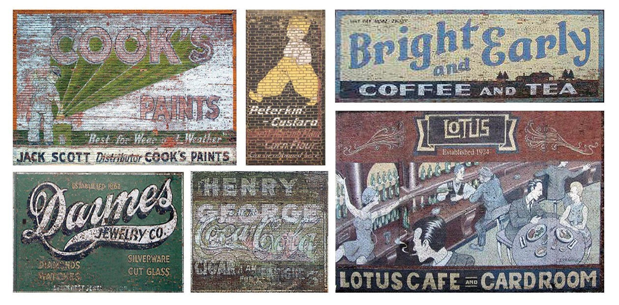 T2 Decals 712 HO Scale HOGHOS028 Ghost Sign Decals # 28