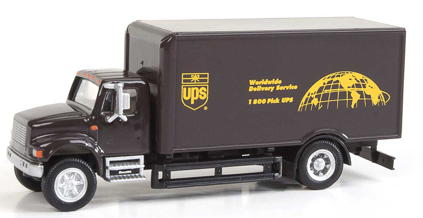 Walthers 949-11293 HO Assembled UPS International 4900 Single-Axle Box Van