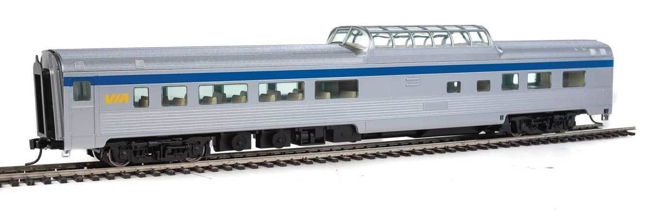 Walthers 910-30405 HO Scale Via Rail Canada 85' Budd Dome Coach Passenger Car