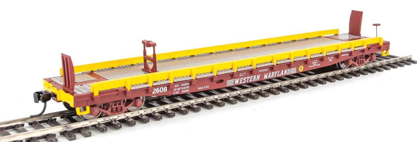 Walthers 910-5145 HO WM 53' GSC Piggyback Service Flatcar RTR #2608