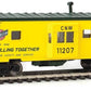Walthers 910-8665 HO CNW International Bay Window Caboose RTR #11207