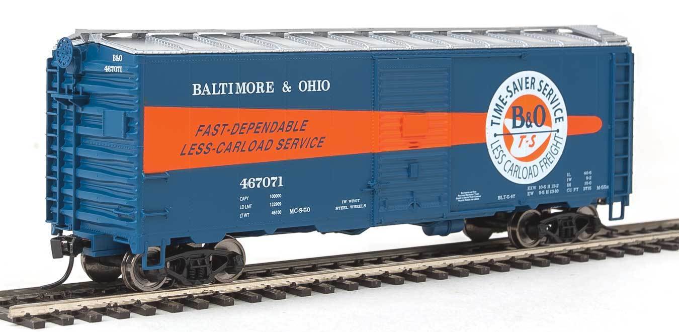 Walthers 910-1316 HO B&O 40' AAR 1944 Boxcar RTR #467071