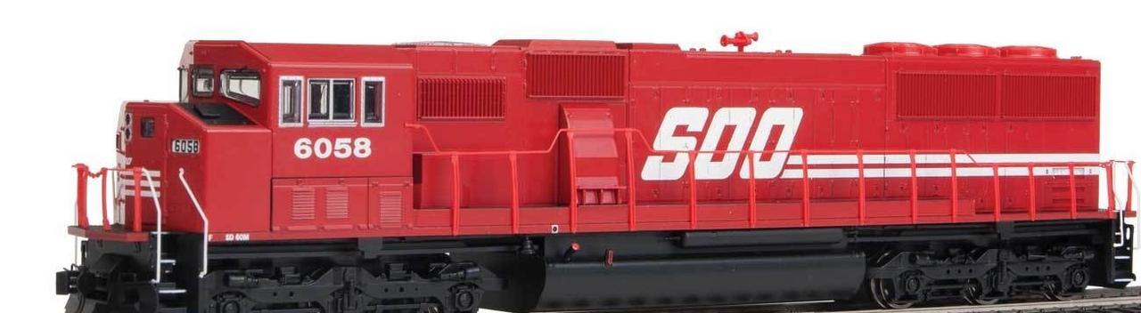Walthers 910-20309 HO Soo Line EMD SD60M with 3-Piece Windshield #6058