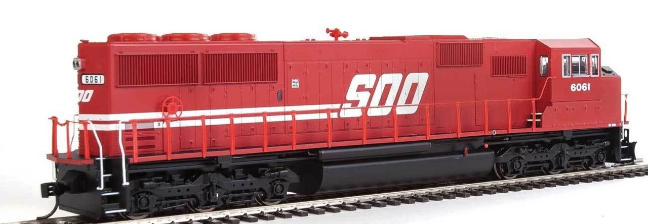 Walthers 910-20310 HO Soo Line EMD SD60M with 3-Piece Windshield #6061