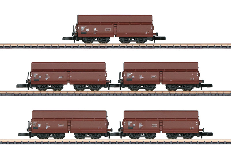 Marklin 82802 Z German State Railroad DR Hopper Car Set (Set of 5)