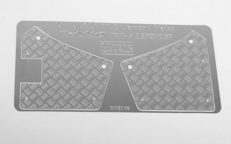 RC4WD VVV-C0441 Diamond Plate Rear Fender Quarters for Traxxas TRX-4