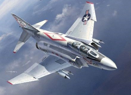 Academy 12323 1:48 F-4J Phantom II VF-102 Diamondbacks Military Plane Kit