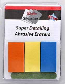Alpha Abrasives 6405 Super Detailing Abrasive Erasers Set