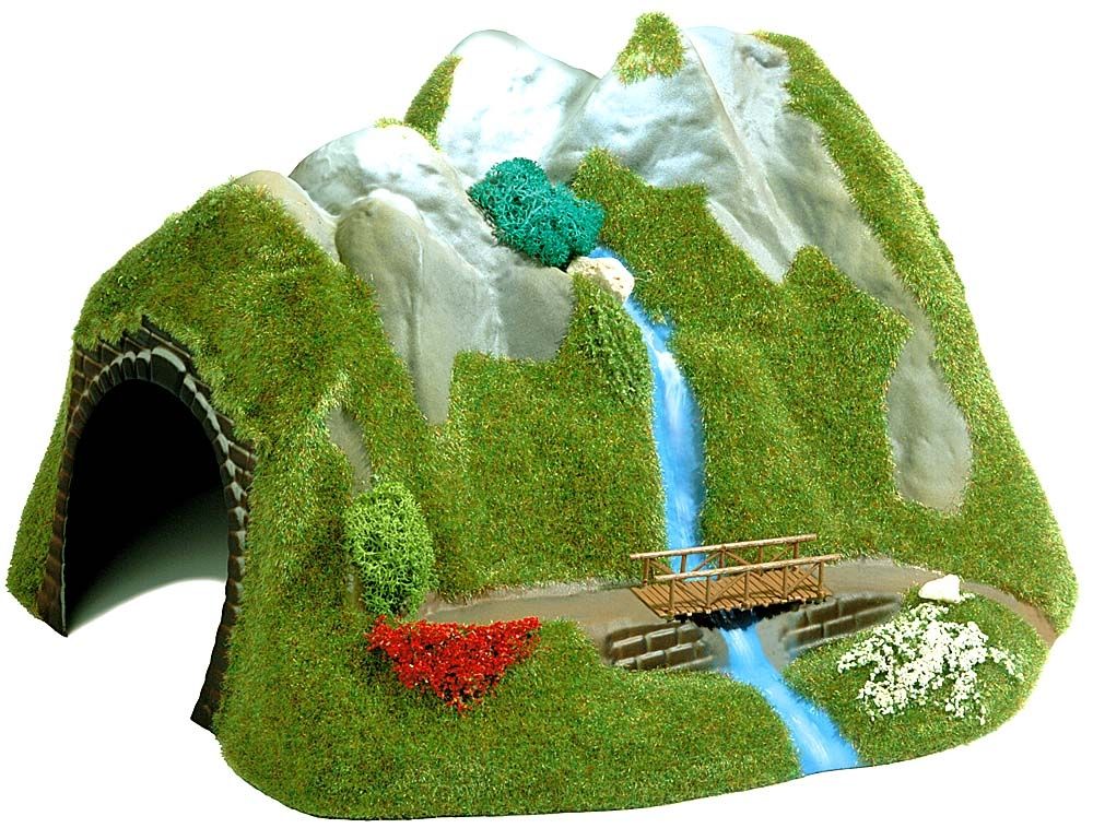 Busch 3007 HO Tunnel with Waterfall