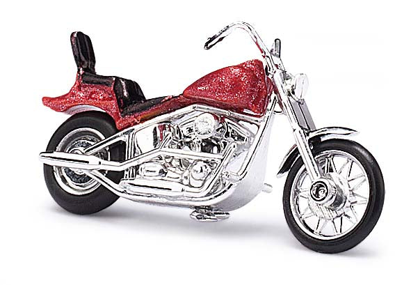 Busch 40153 HO Amerikanisches Motorrad, Red Metallic