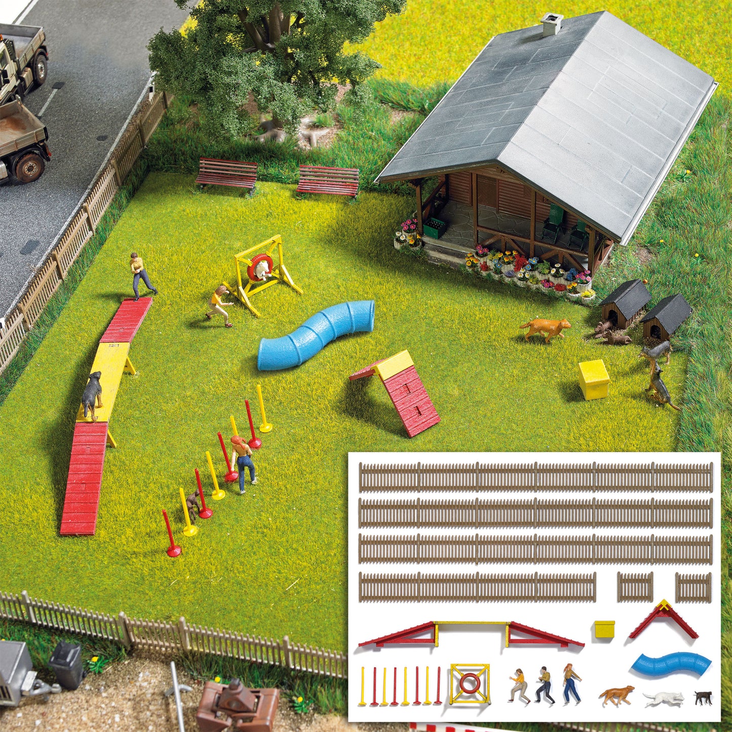 Busch 1040 HO Agility Training for Dogs