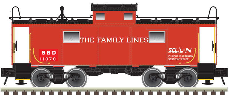 Atlas 50003840 N Seaboard/Family Lines (ex CRR) NE-6 Caboose (Red/White) #11078