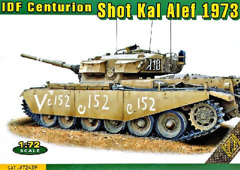 ACEs 72439 1:72 Centurion Shot Kal Alef Military Tank Model Kit