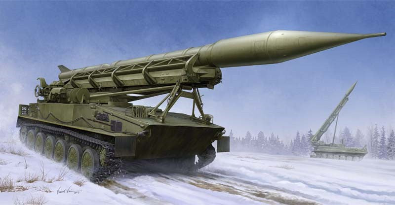 Trumpeter 09545 1:35 Soviet 2P16 Launcher with 2K6 Plastic Model Kit