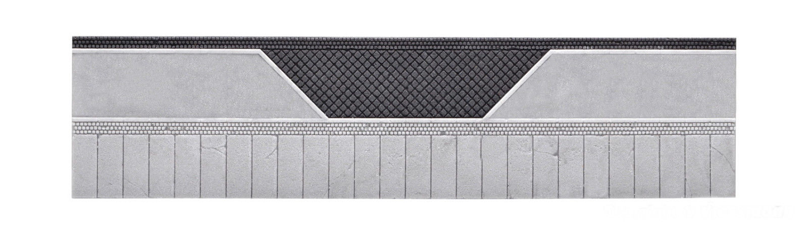 Vollmer 48250 HO Street Curb with Inset Parking Space - Stone Art