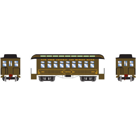 Athearn 11011 N New York Central 34' Old Time Overton Coach #1621