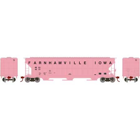 Athearn 82021 HO Farnhamville RTR FMC 4700 Covered Hopper #4321