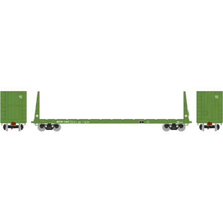 Athearn 90236 HO Minnesota, Dakota & Western RTR 60' Bulkhead Flat #1180