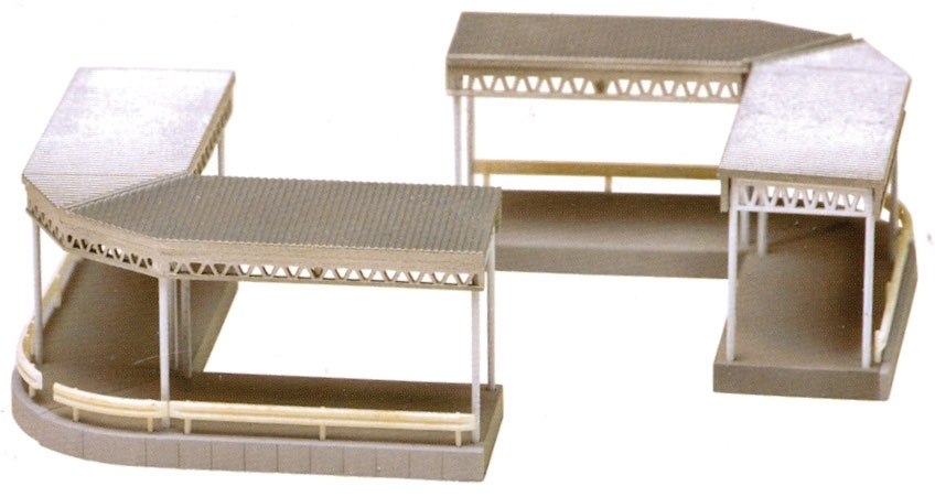TomyTec 261667 N Open Air Sidewalk Market Corner Stalls Kit