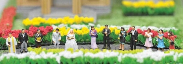 TomyTec 281337 N Japanese Wedding Scene Figures Figures (Set of 12)