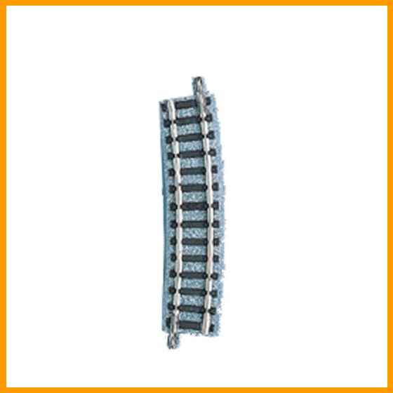 TomyTec 1124 N C280-15 15 Degree Curve Track Sections (Pack of 2)