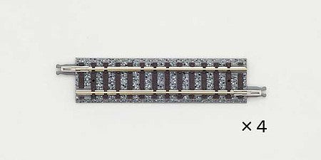 TomyTec 18049 N Straight Track S70 - Fine Track - 2-3/4" 70mm (4)