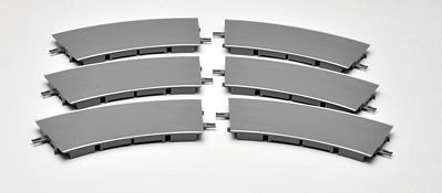 TomyTec 231905 N C-004 Operating Bus Single-Lane Road Curved Track (Pack of 6)