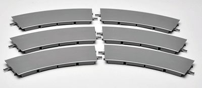 TomyTec 231912 N C-005 Operating Bus Single-Lane Road Curved Track (Pack of 6)