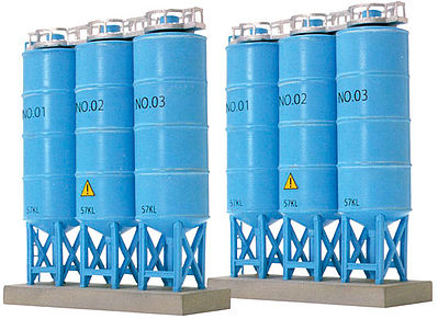 TomyTec 257516 N Triple Upright Bulk Tank Kit (Set of 2)