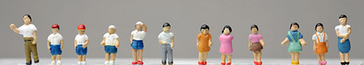 TomyTec 265672 N Students & Teachers Figures (Set of 12)