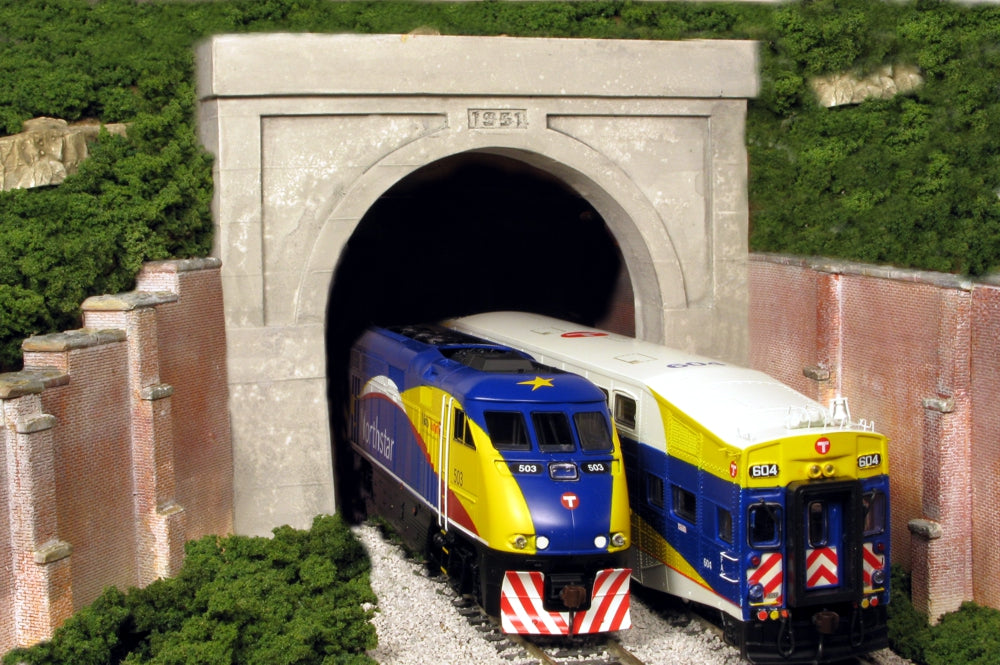 Monroe Models 134 HOn3 Tunnel Portal Modern Concrete Double
