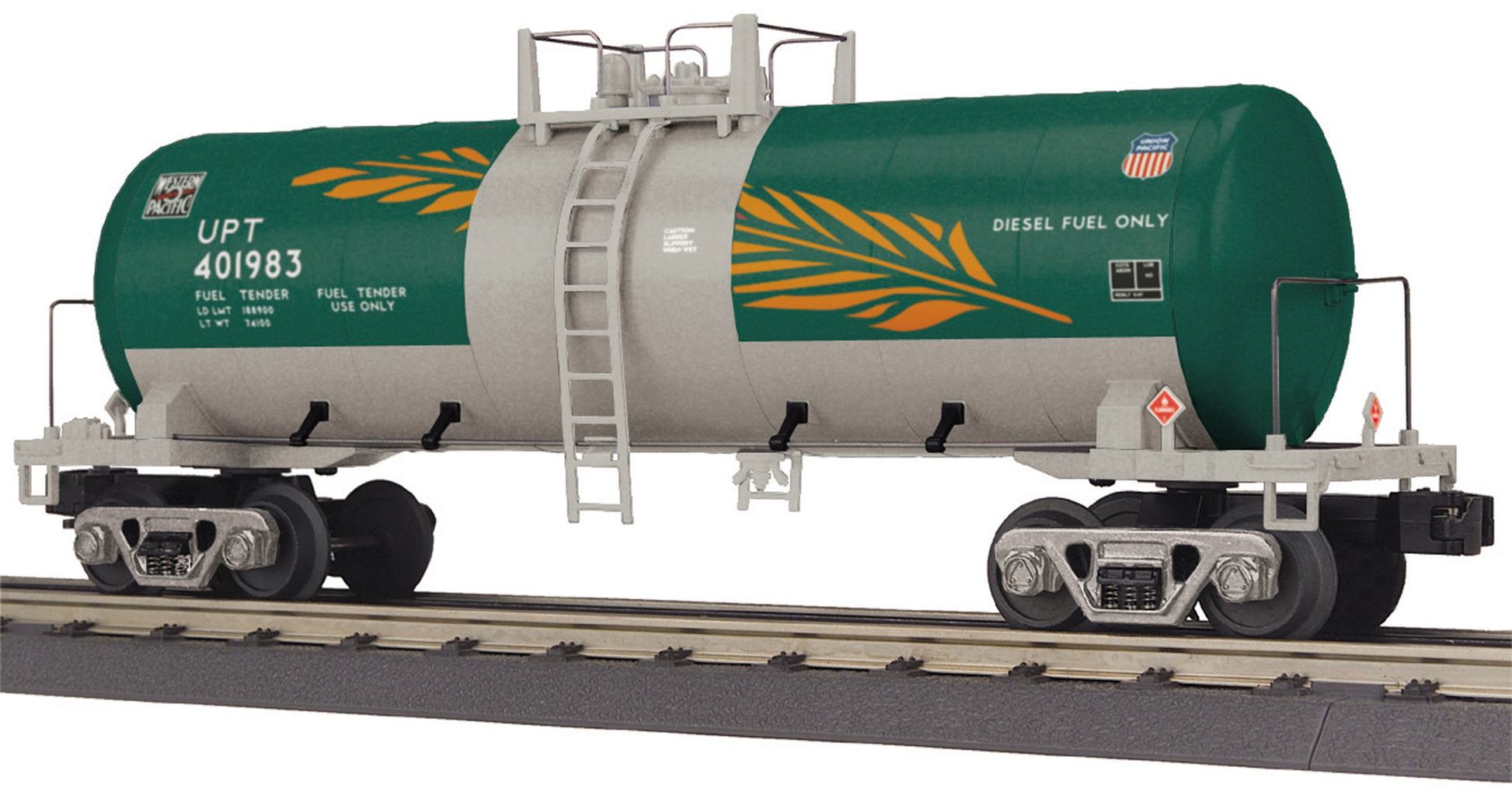 MTH 30-73526 O Western Pacific Modern Tank Car #401983