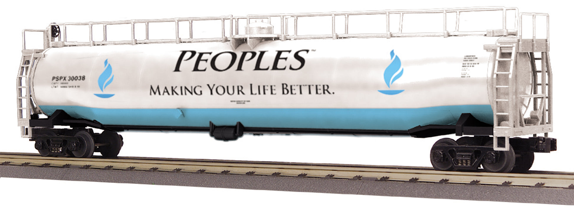 MTH 30-73527 O Peoples Natural Gas 33K Gallon Tank Car #30038
