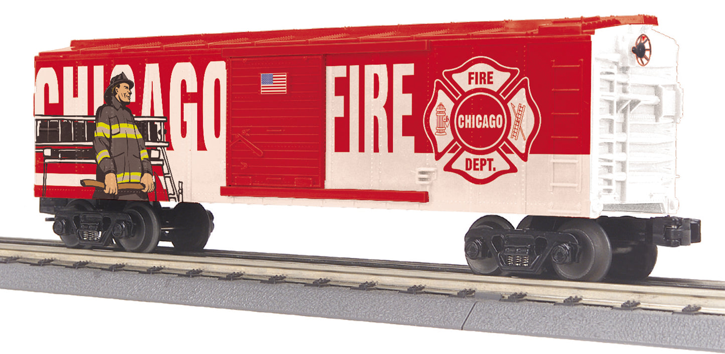 MTH 30-74910 O Chicago Fire Department Box Car #2018