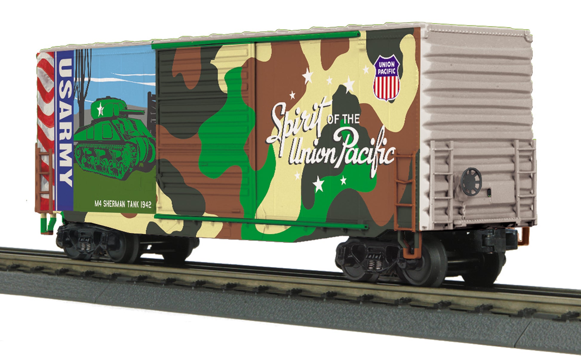 MTH 30-74928 O Union Pacific 40’ High Cube Box Car #1942