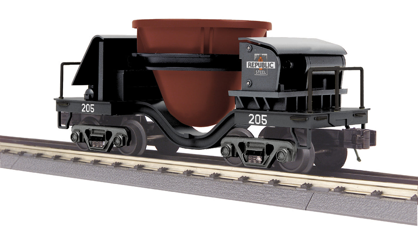 MTH 30-79562 O Republic Steel Slag Car #205