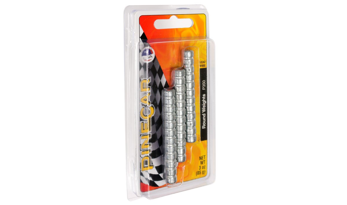 PineCar P350 3oz Round Weights (Pack of 3)