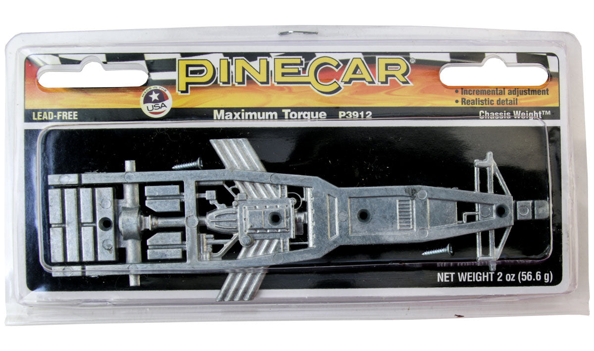 Pinecar 3912 MAXIMUM TORQUE CHASSIS WEIGHT